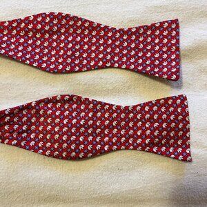 100% Silk Tommy Hilfiger Critter Print Bowtie